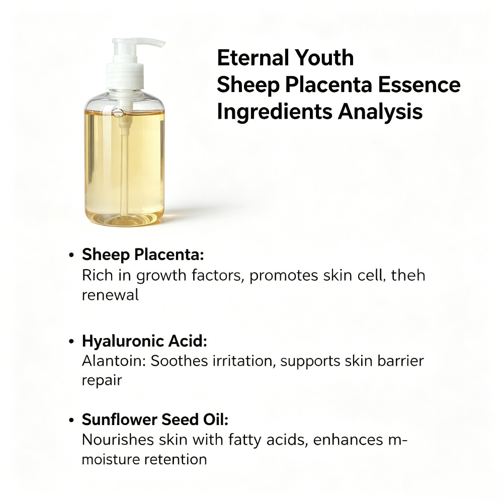 Sheep Placenta Essence Liquid  - Placenta Extract Serum review and price